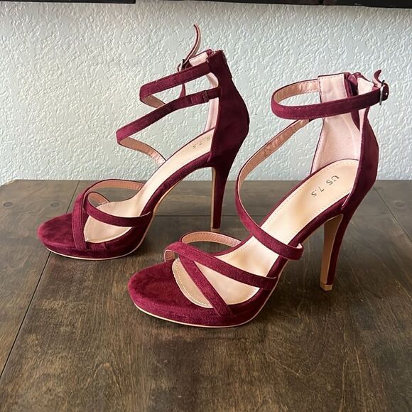 Alegra K Round Toe Strappy Platform Stiletto Heel Sandals - Picture 3 of 14
